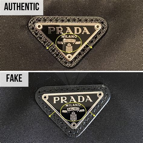 authentic vs fake prada bag|prada authentic bags.